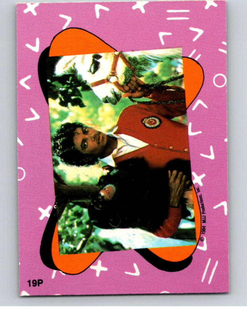 1984 O-Pee-Chee Michael Jackson #P19 Michael Jackson Puzzle Set V67686 Image 1