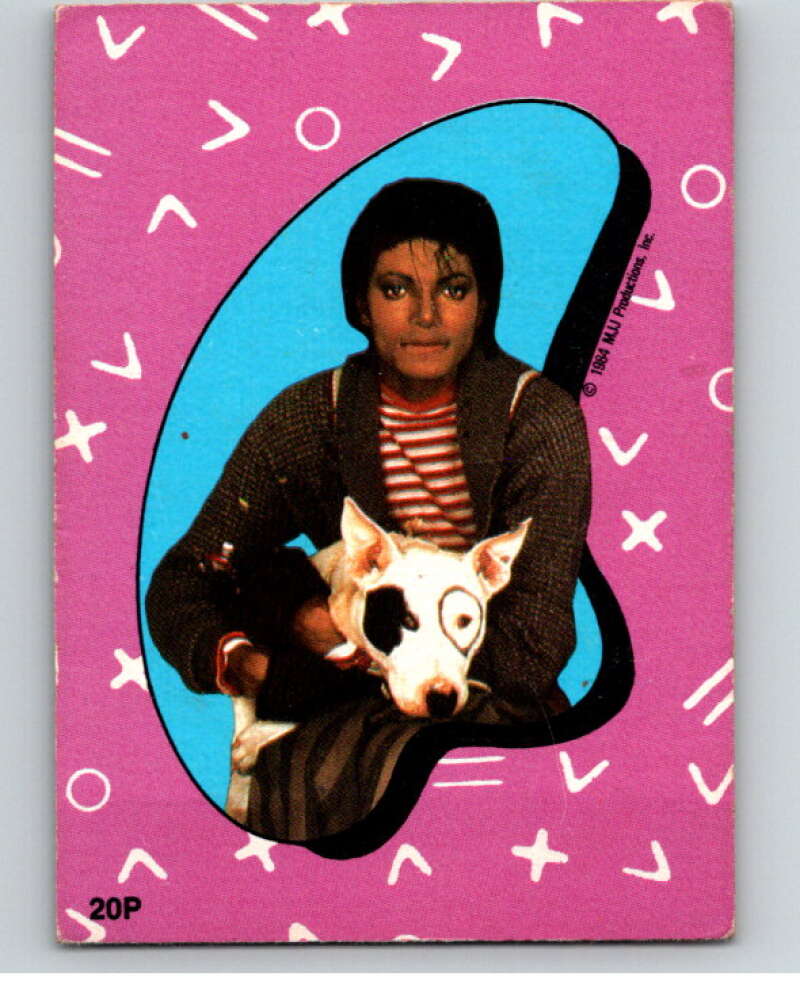 1984 O-Pee-Chee Michael Jackson #P20 Michael Jackson Puzzle Set V67688 Image 1