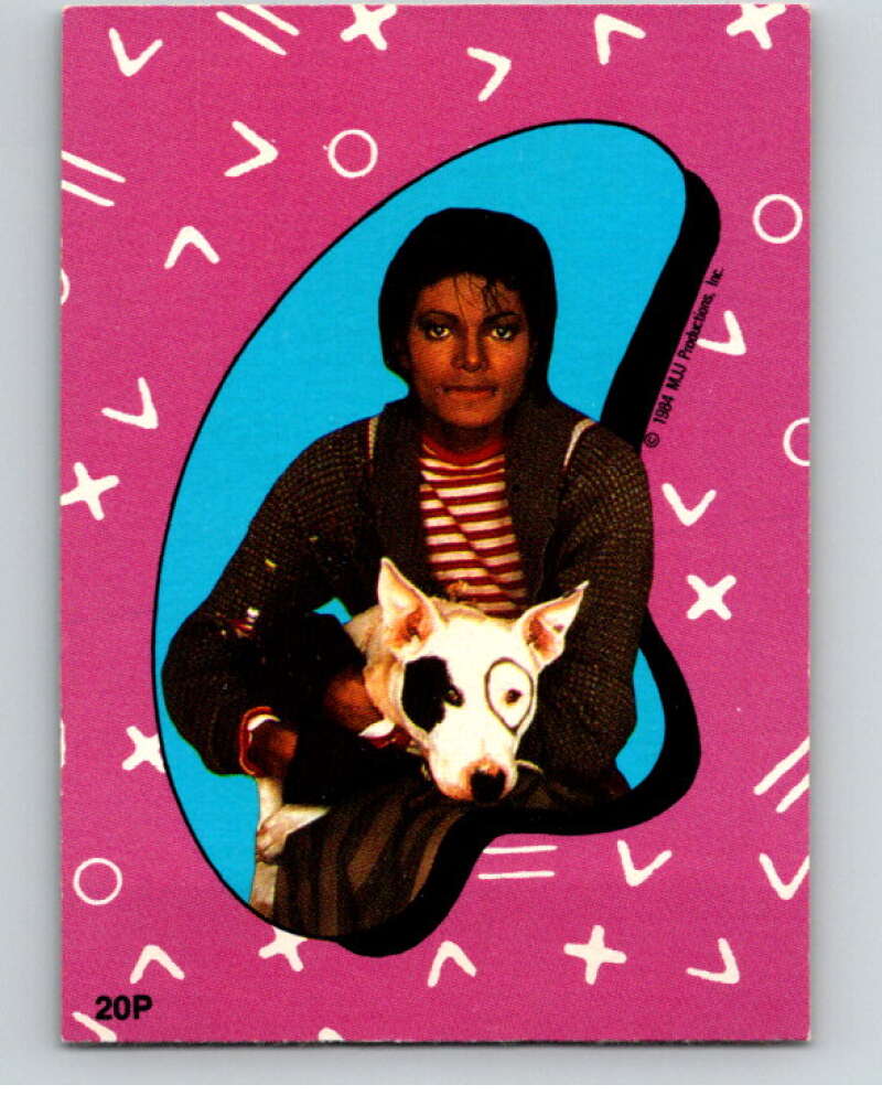 1984 O-Pee-Chee Michael Jackson #P20 Michael Jackson Puzzle Set V67689 Image 1