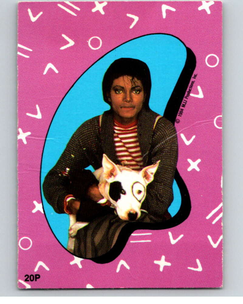 1984 O-Pee-Chee Michael Jackson #P20 Michael Jackson Puzzle Set V67691 Image 1