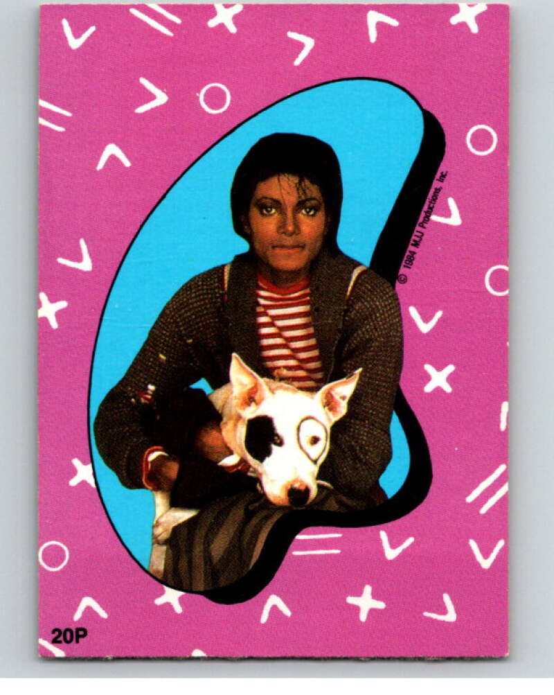 1984 O-Pee-Chee Michael Jackson #P20 Michael Jackson Puzzle Set V67692 Image 1