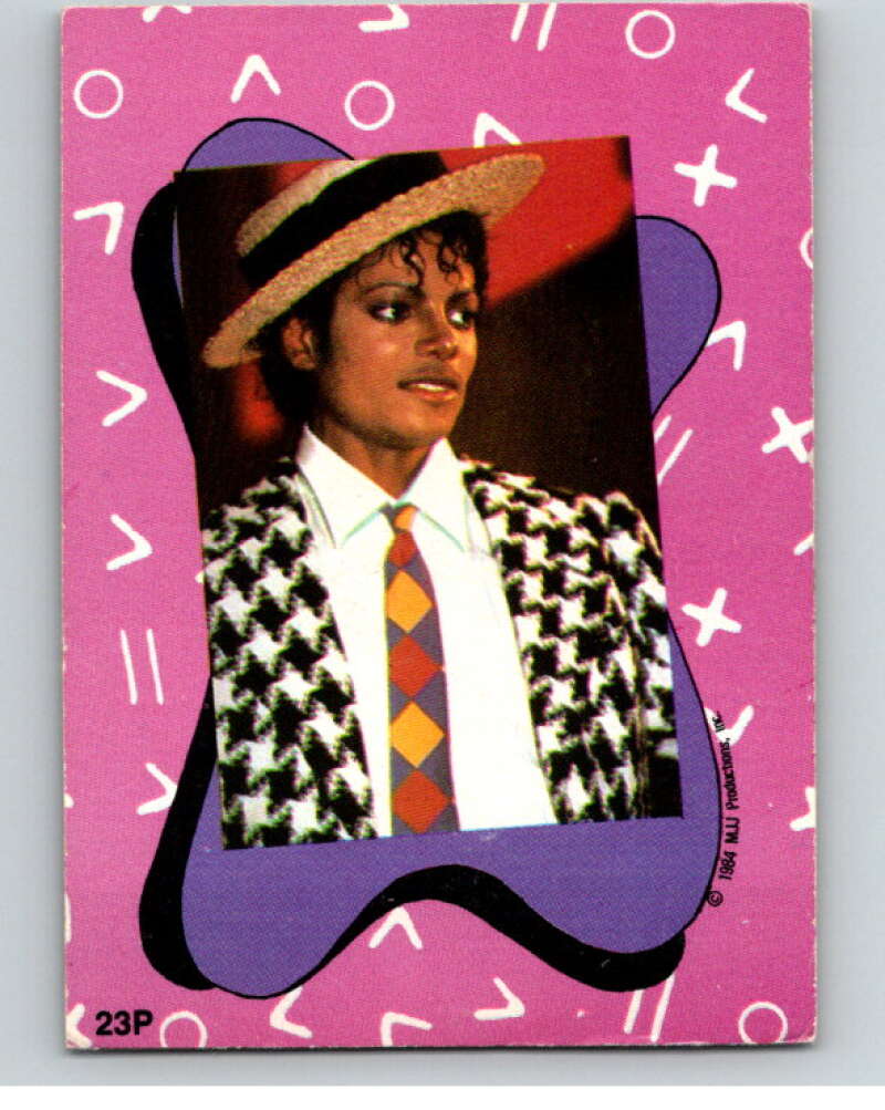 1984 O-Pee-Chee Michael Jackson #P23 Michael Jackson Puzzle Set V67701 Image 1