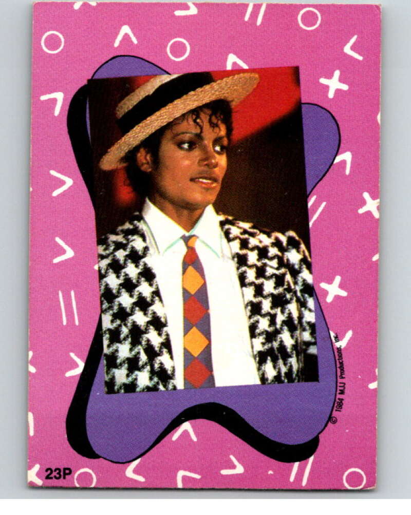 1984 O-Pee-Chee Michael Jackson #P23 Michael Jackson Puzzle Set V67702 Image 1