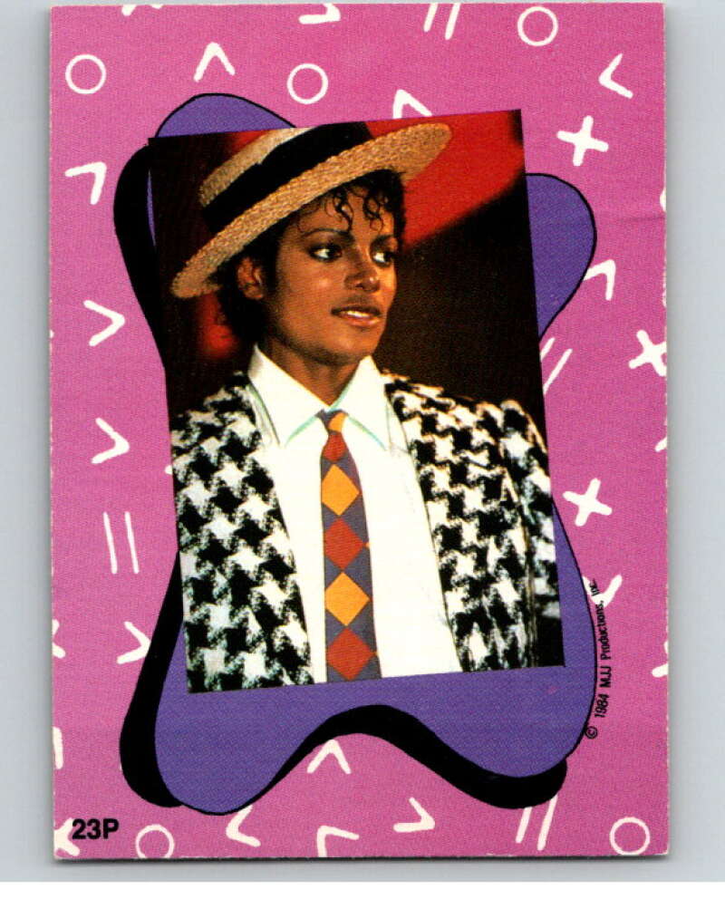 1984 O-Pee-Chee Michael Jackson #P23 Michael Jackson Puzzle Set V67703 Image 1