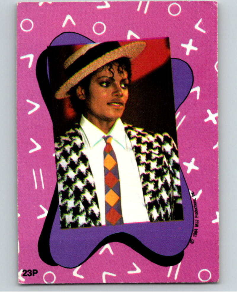 1984 O-Pee-Chee Michael Jackson #P23 Michael Jackson Puzzle Set V67704 Image 1