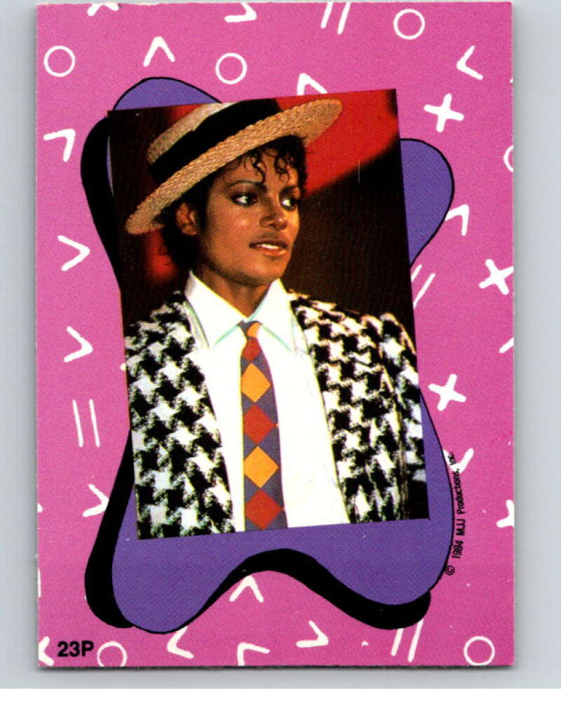 1984 O-Pee-Chee Michael Jackson #P23 Michael Jackson Puzzle Set V67705 Image 1