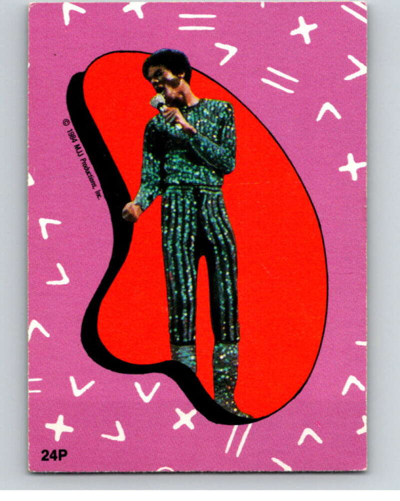 1984 O-Pee-Chee Michael Jackson #P24 Michael Jackson Puzzle Set V67706 Image 1