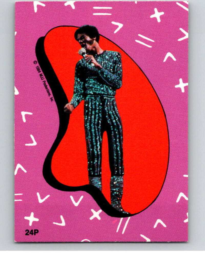 1984 O-Pee-Chee Michael Jackson #P24 Michael Jackson Puzzle Set V67708 Image 1