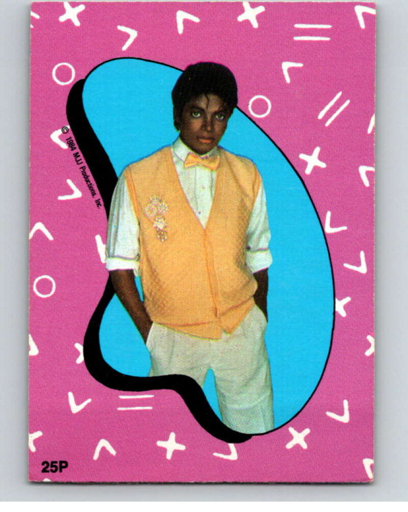 1984 O-Pee-Chee Michael Jackson #P25 Michael Jackson Puzzle Set V67710 Image 1
