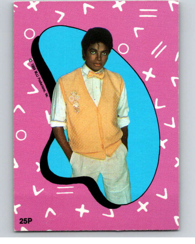 1984 O-Pee-Chee Michael Jackson #P25 Michael Jackson Puzzle Set V67711 Image 1