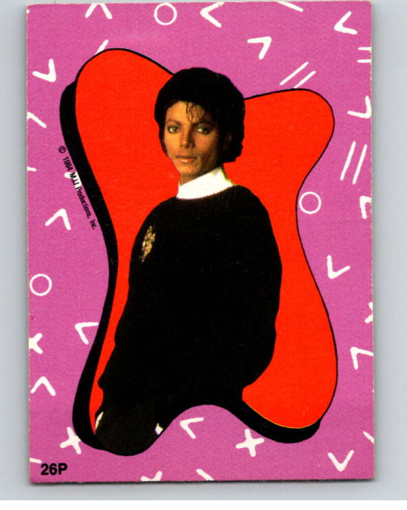 1984 O-Pee-Chee Michael Jackson #P26 Michael Jackson Puzzle Set V67715 Image 1