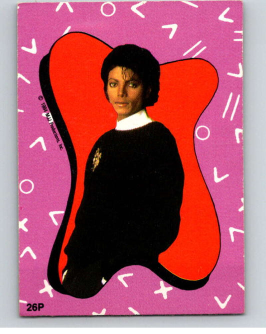 1984 O-Pee-Chee Michael Jackson #P26 Michael Jackson Puzzle Set  V67715 Image 1