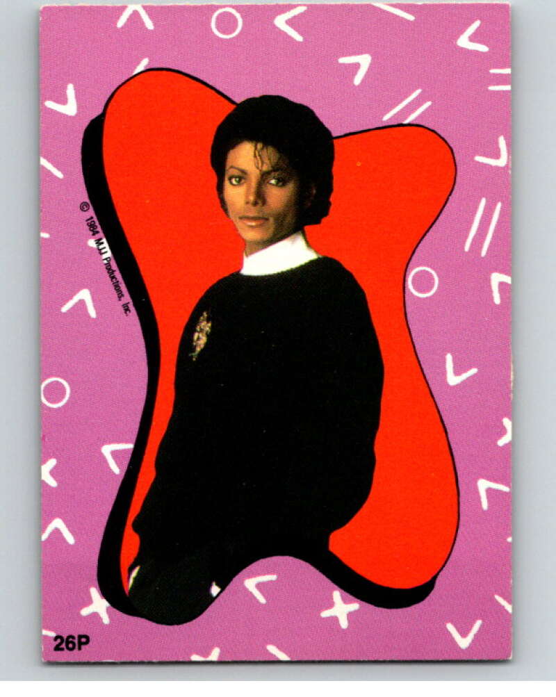 1984 O-Pee-Chee Michael Jackson #P26 Michael Jackson Puzzle Set V67717 Image 1