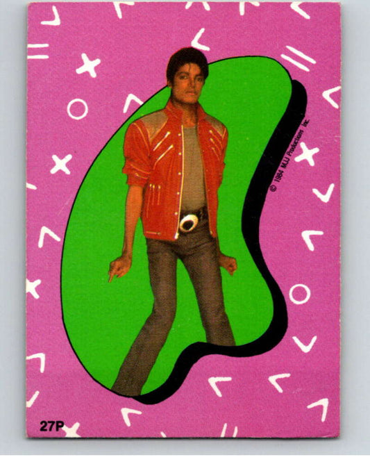1984 O-Pee-Chee Michael Jackson #P27 Michael Jackson Puzzle Set  V67718 Image 1