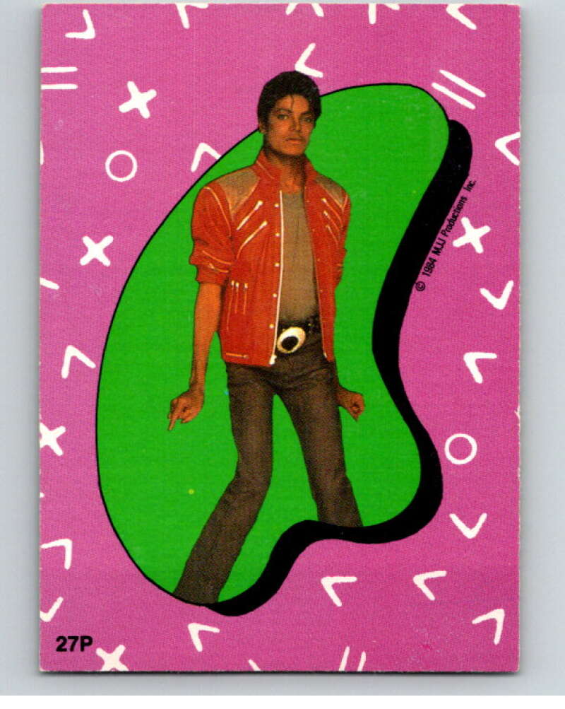 1984 O-Pee-Chee Michael Jackson #P27 Michael Jackson Puzzle Set V67720 Image 1