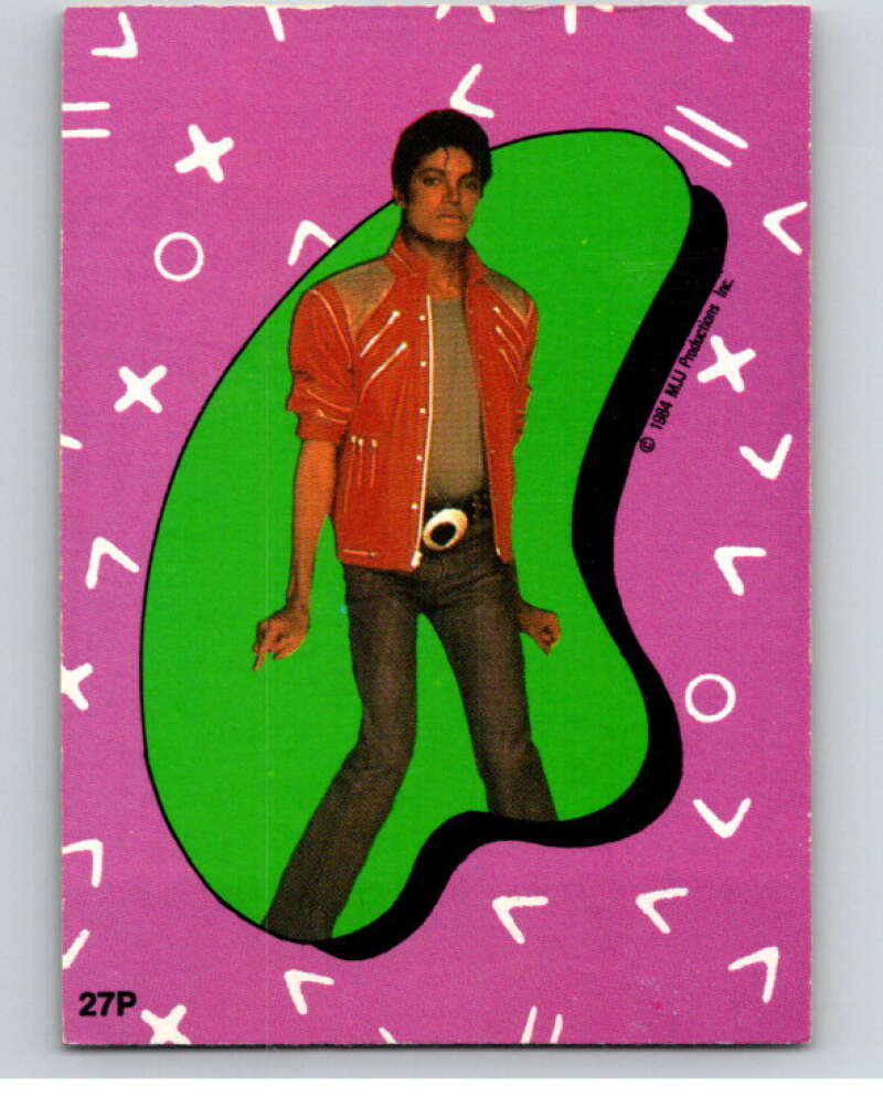 1984 O-Pee-Chee Michael Jackson #P27 Michael Jackson Puzzle Set V67721 Image 1