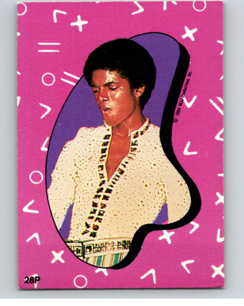 1984 O-Pee-Chee Michael Jackson #P28 Michael Jackson Puzzle Set V67723 Image 1