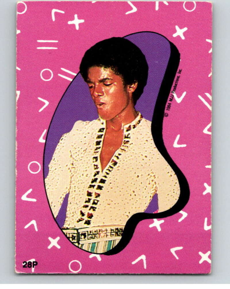 1984 O-Pee-Chee Michael Jackson #P28 Michael Jackson Puzzle Set V67725 Image 1