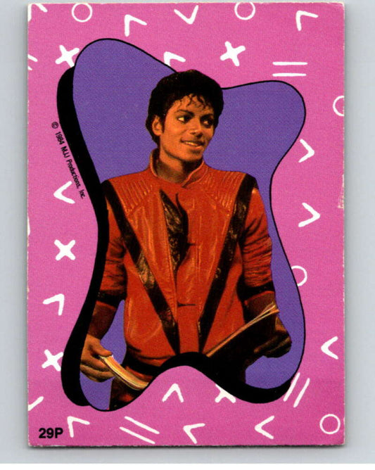 1984 O-Pee-Chee Michael Jackson #P29 Michael Jackson Puzzle Set  V67726 Image 1