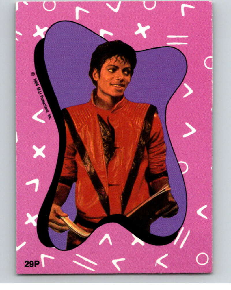 1984 O-Pee-Chee Michael Jackson #P29 Michael Jackson Puzzle Set V67727 Image 1