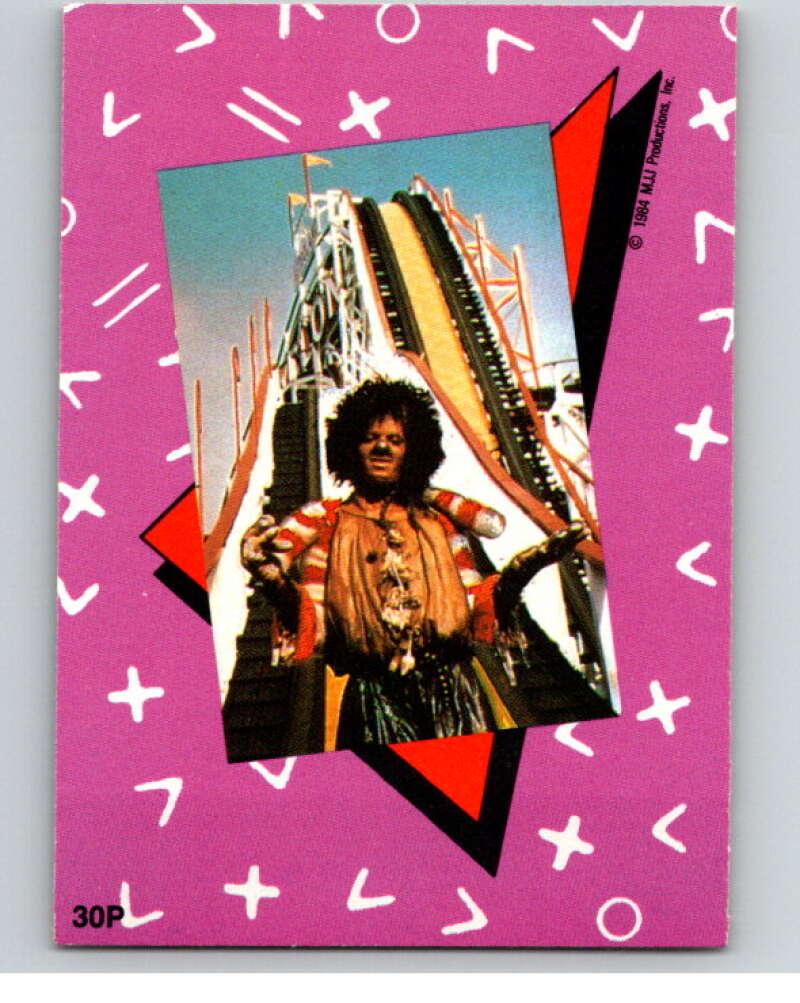 1984 O-Pee-Chee Michael Jackson #P30 Michael Jackson Puzzle Set V67731 Image 1