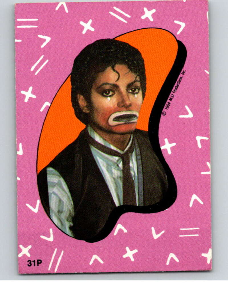 1984 O-Pee-Chee Michael Jackson #P31 Michael Jackson Puzzle Set V67733 Image 1