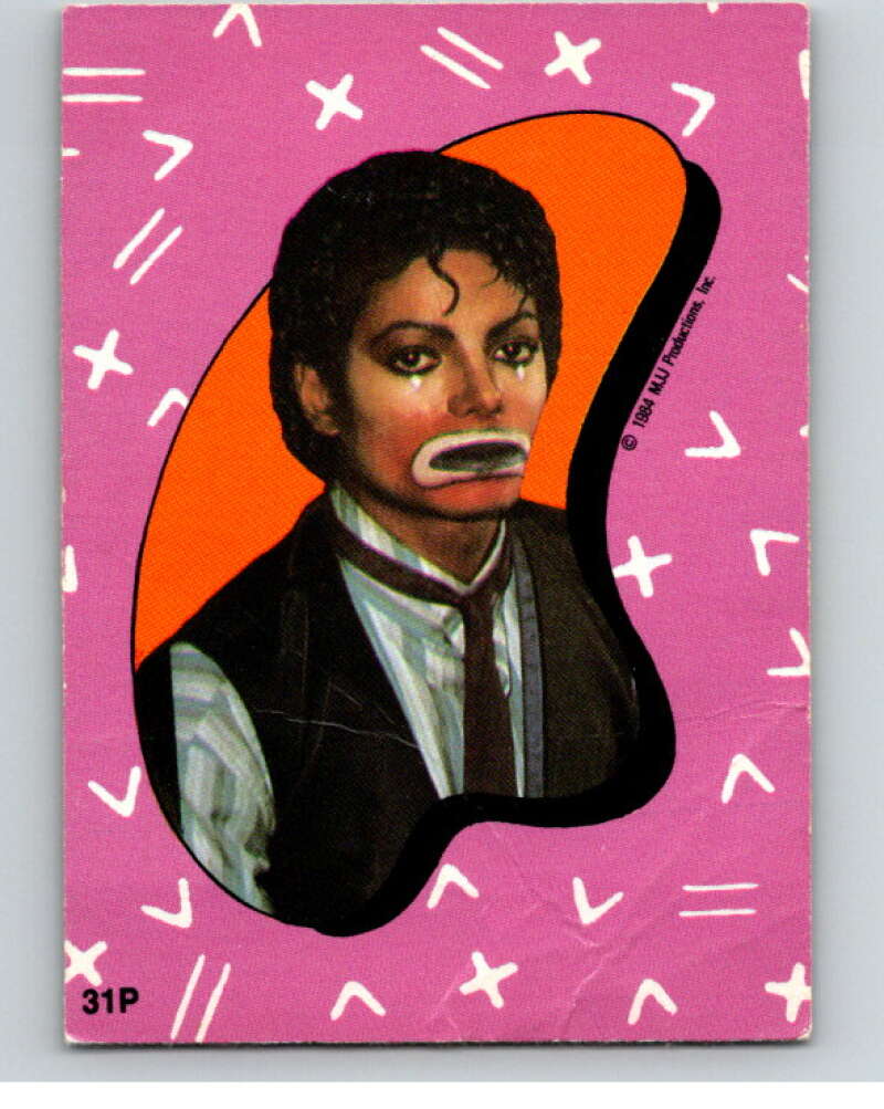 1984 O-Pee-Chee Michael Jackson #P31 Michael Jackson Puzzle Set V67734 Image 1