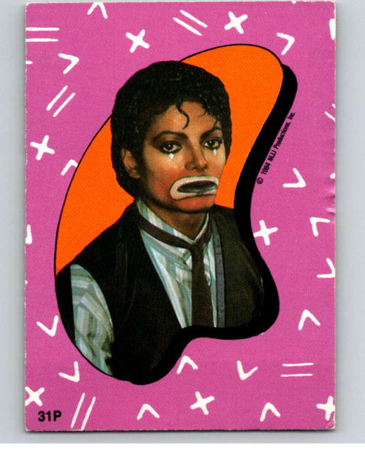 1984 O-Pee-Chee Michael Jackson #P31 Michael Jackson Puzzle Set  V67735 Image 1