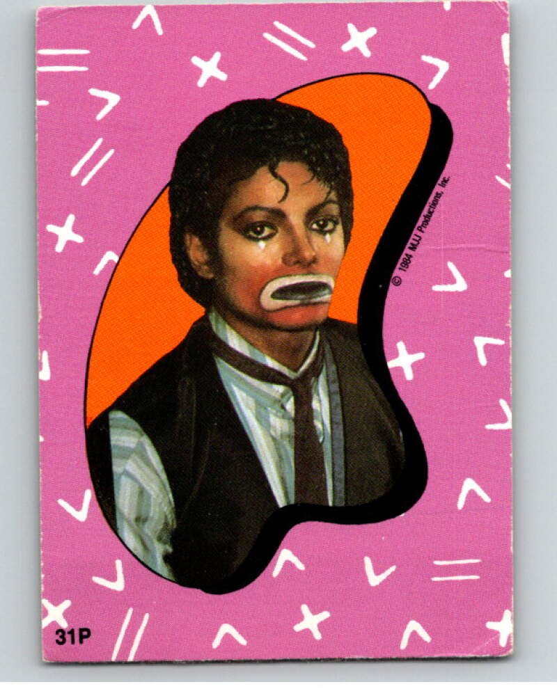 1984 O-Pee-Chee Michael Jackson #P31 Michael Jackson Puzzle Set V67736 Image 1