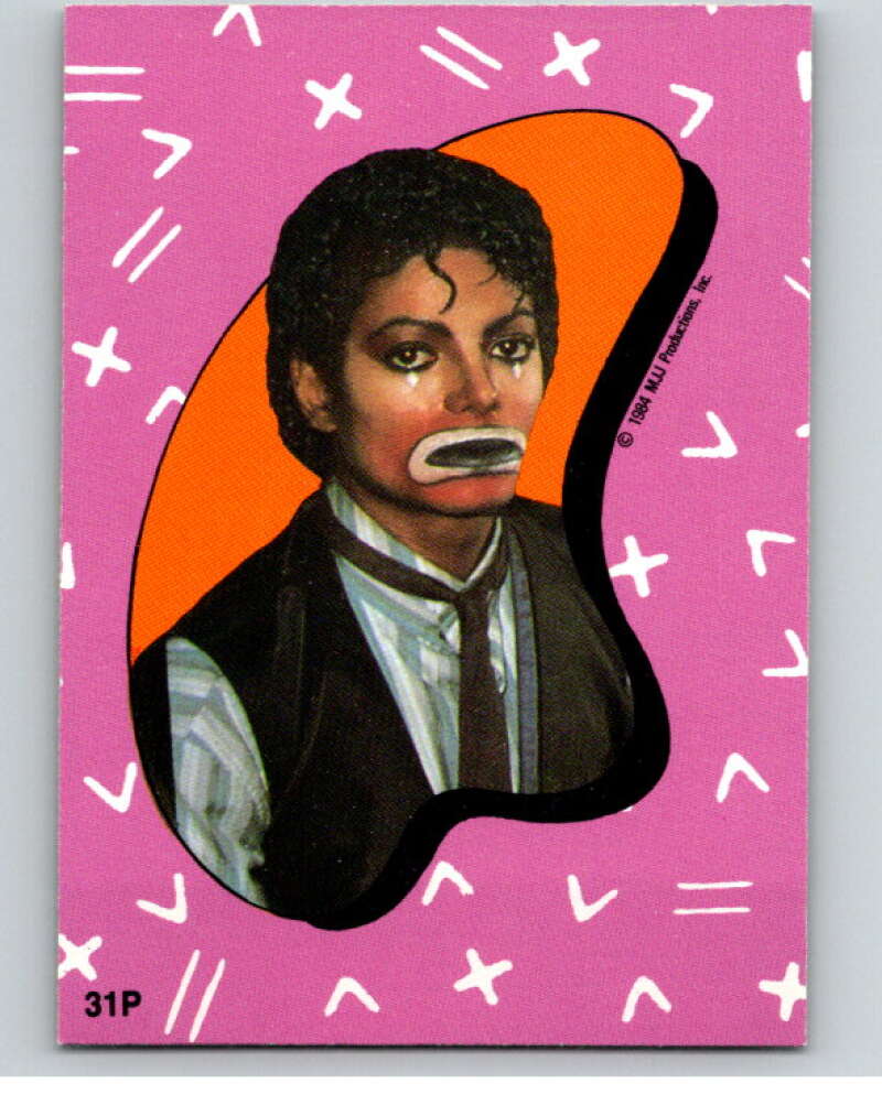 1984 O-Pee-Chee Michael Jackson #P31 Michael Jackson Puzzle Set V67737 Image 1