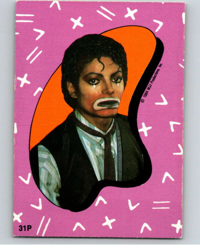 1984 O-Pee-Chee Michael Jackson #P31 Michael Jackson Puzzle Set V67738 Image 1