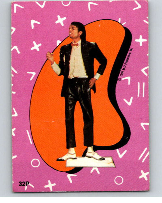 1984 O-Pee-Chee Michael Jackson #P32 Michael Jackson Puzzle Set  V67739 Image 1
