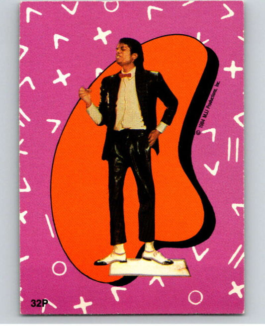 1984 O-Pee-Chee Michael Jackson #P32 Michael Jackson Puzzle Set  V67741 Image 1