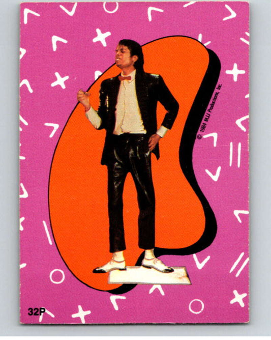 1984 O-Pee-Chee Michael Jackson #P32 Michael Jackson Puzzle Set  V67745 Image 1