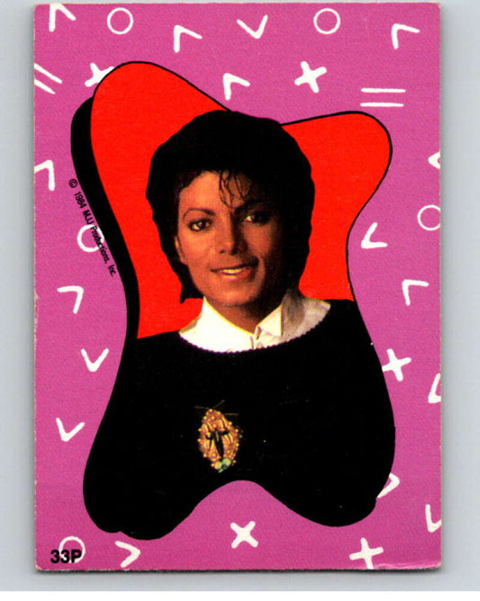 1984 O-Pee-Chee Michael Jackson #P33 Michael Jackson Puzzle Set  V67746 Image 1