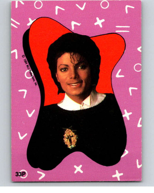 1984 O-Pee-Chee Michael Jackson #P33 Michael Jackson Puzzle Set  V67747 Image 1