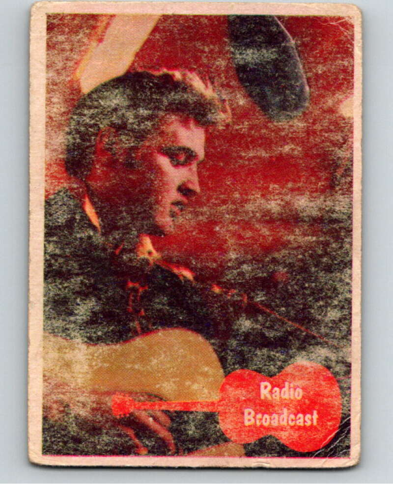 1956 Topps Elvis Presley #42 Radio Broadcast V67759 Image 1