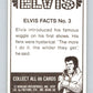 1978 Donruss Elvis Presley #3 Elvis introduced famous wiggle  V67762 Image 2
