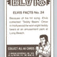 1978 Donruss Elvis Presley #24 Because of his hit song/Elvis collec   V67780 Image 2