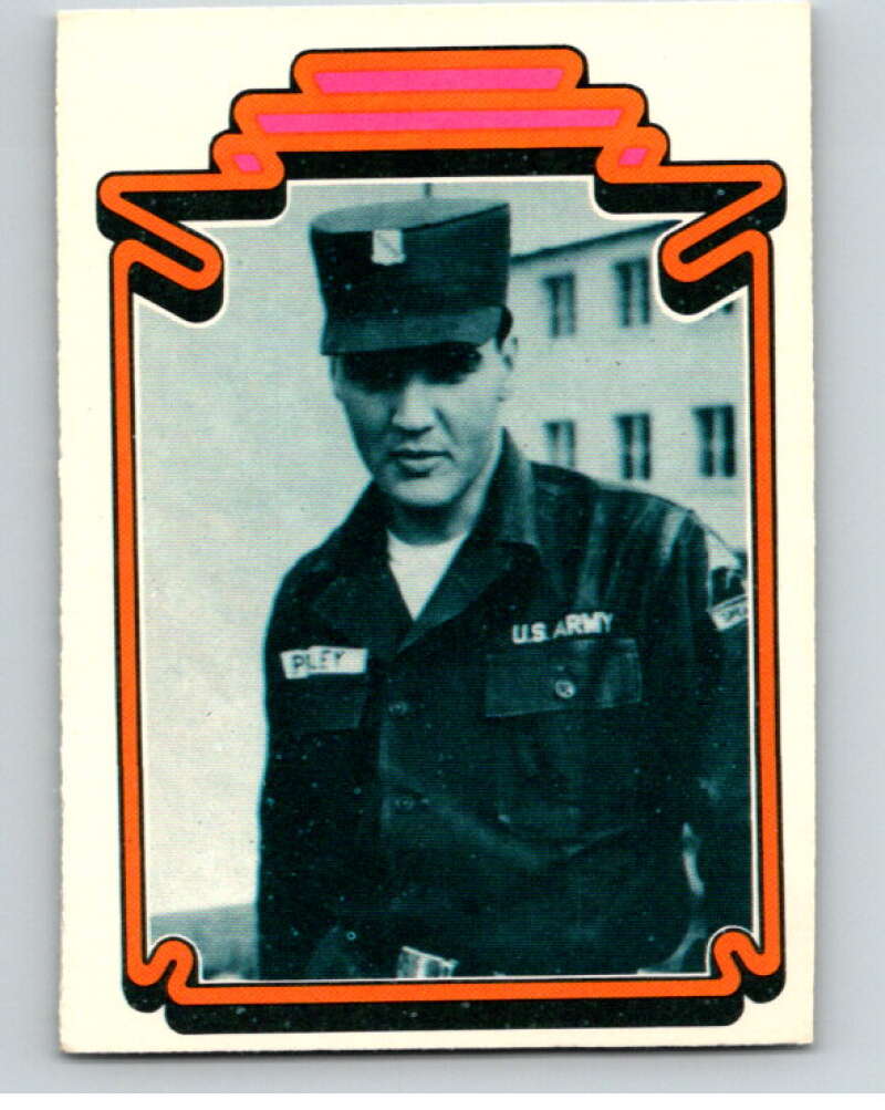 1978 Donruss Elvis Presley #41 On March 24/1958/he was inducted in V67798 Image 1