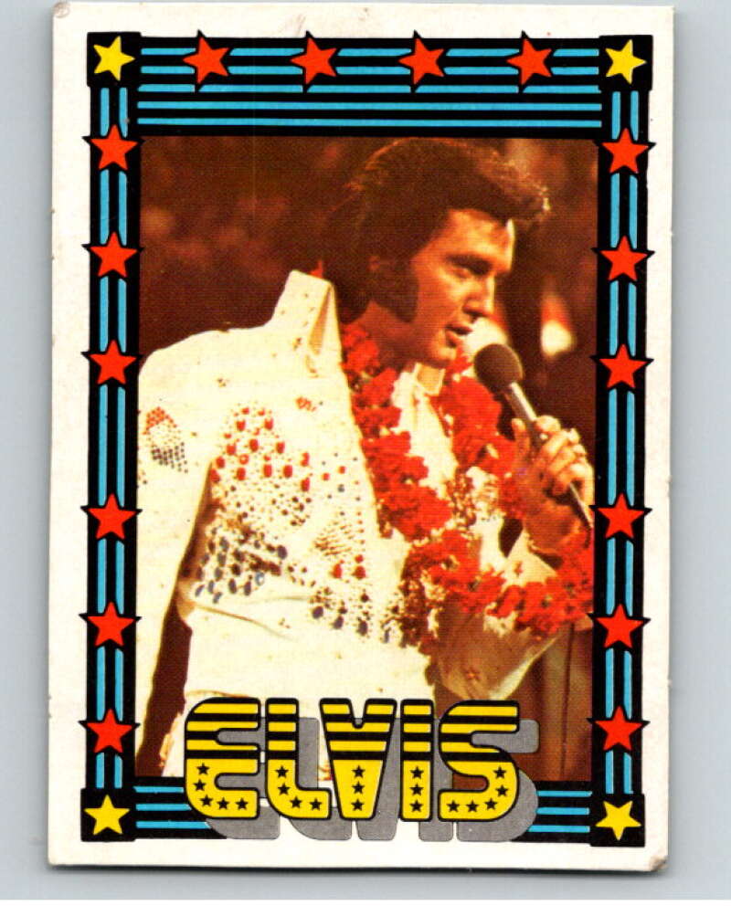 rare elvis presley trading cards 1978 Monty Gum Elvis Presley Blank Back Trading Card V67825 – Hockey Card World Inc