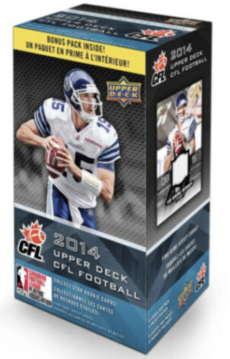 2014 CFL Football Sealed Blaster Box - 8 Packs! Image 1