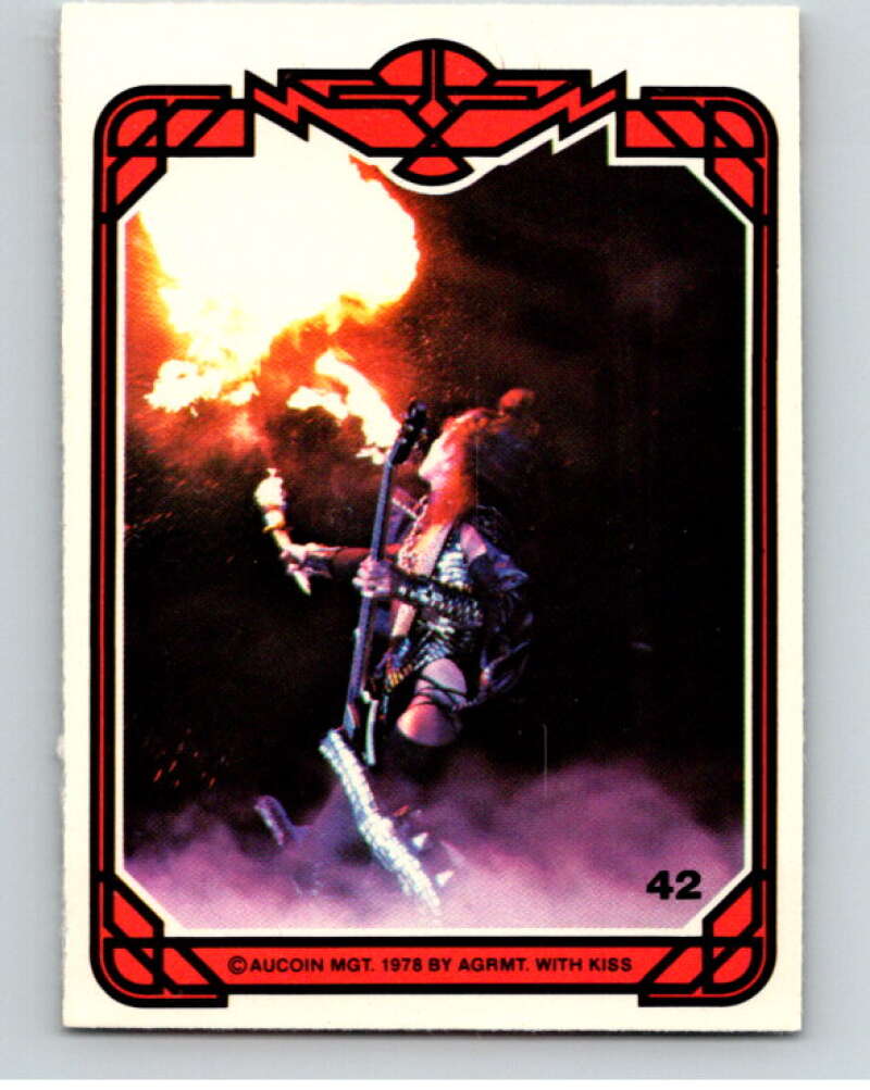 1978 Donruss Kiss Series 1 #42 Gene V67949 Image 1