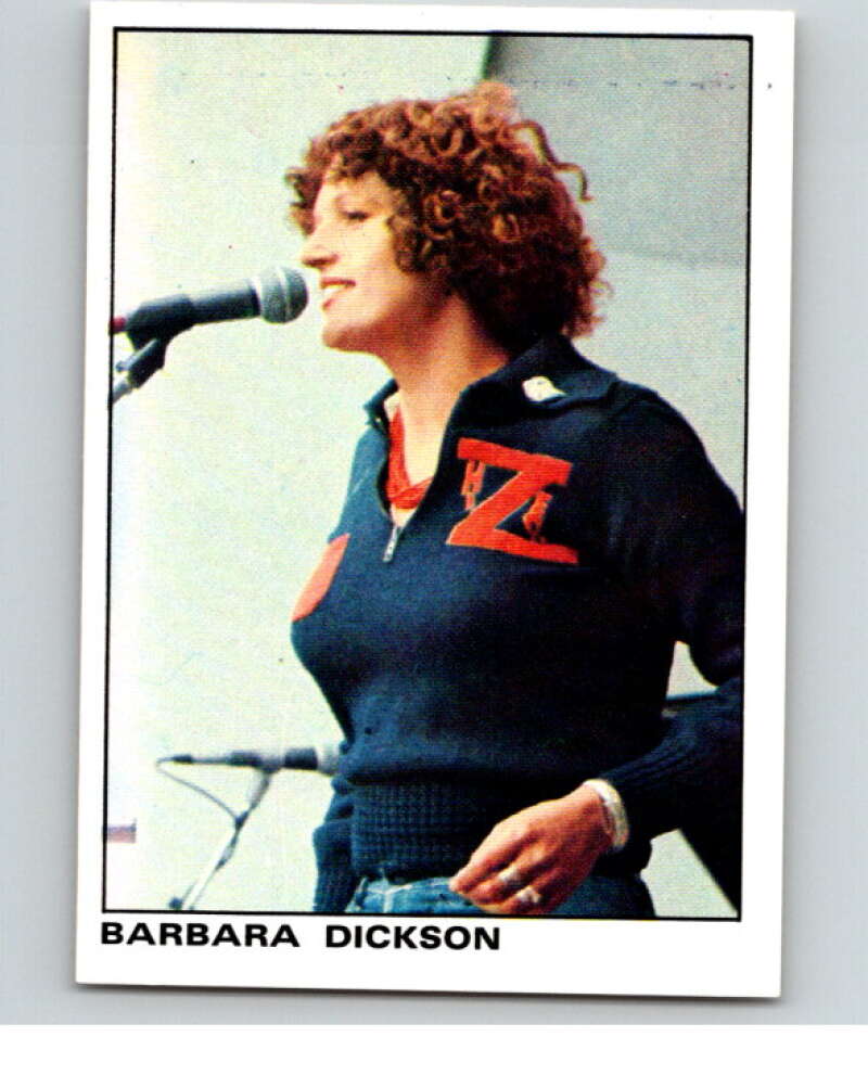 1980 Rock and Pop Collection Album Stickers #13 Barbara Dickson V67998 Image 1