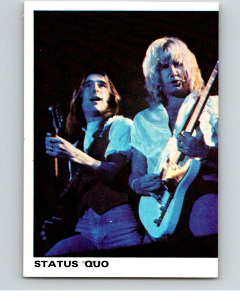 1980 Rock and Pop Collection Album Stickers #20 Status Quo V68002 Image 1