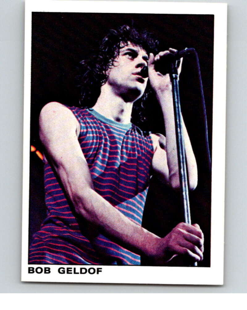 1980 Rock and Pop Collection Album Stickers #45 Bob Geldof V68025 Image 1