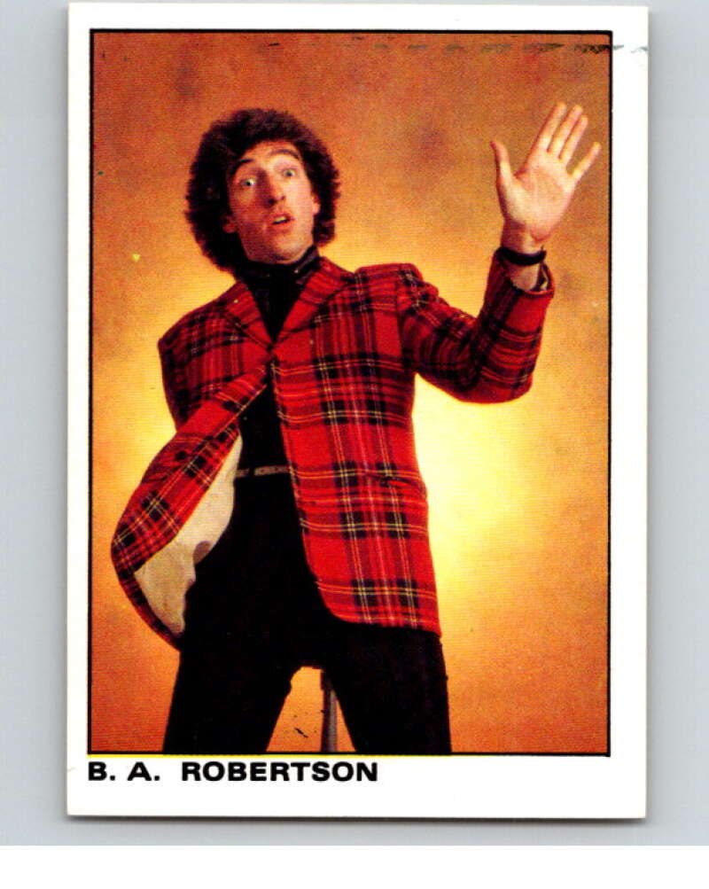 1980 Rock and Pop Collection Album Stickers #77 B.A. Robertson V68053 Image 1