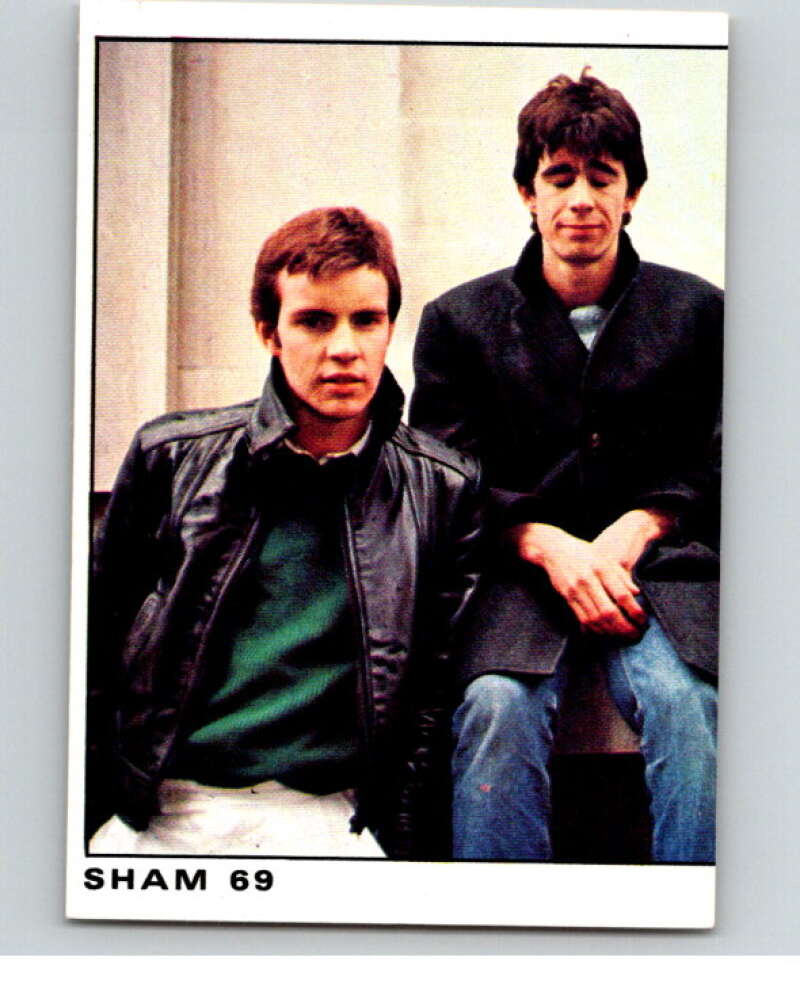 1980 Rock and Pop Collection Album Stickers #78 Sham 69 V68054 Image 1