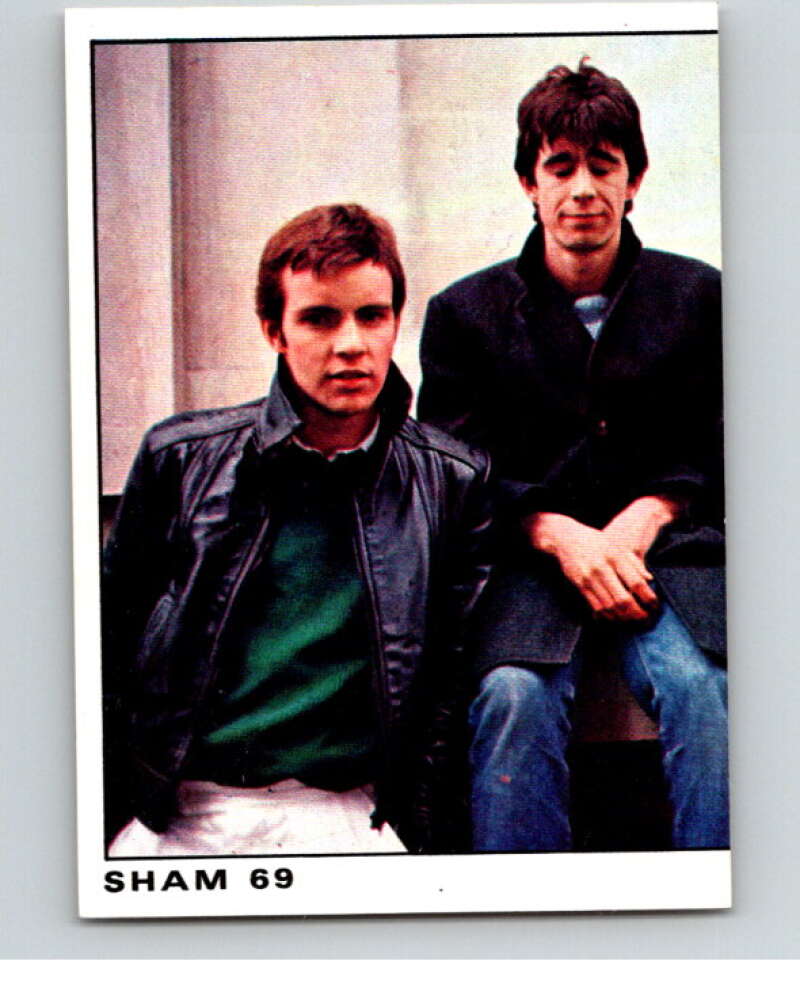 1980 Rock and Pop Collection Album Stickers #78 Sham 69 V68055 Image 1