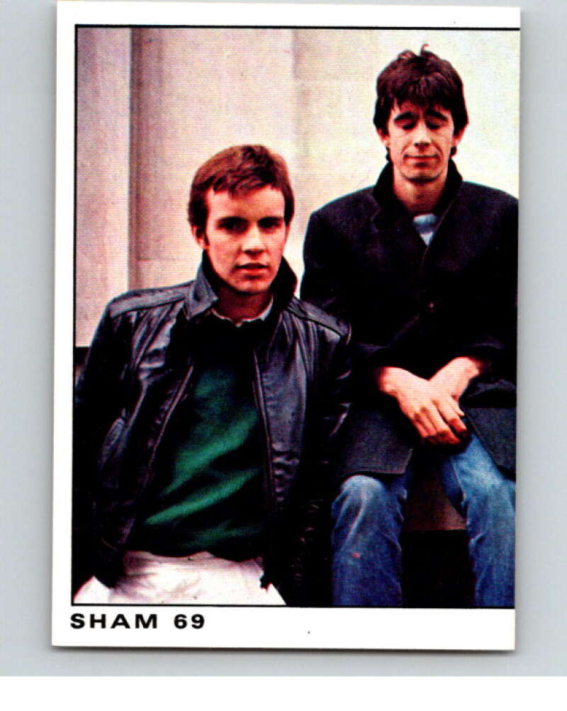 1980 Rock and Pop Collection Album Stickers #78 Sham 69 V68056 Image 1